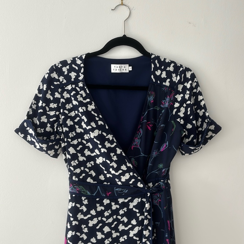 Tanya Taylor Silk Midi Dress